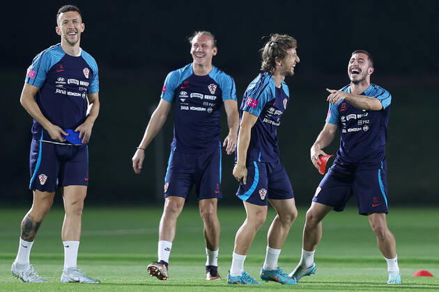 FIFA WM 2022, Nationalteam Kroatien, Training