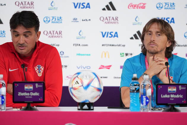 FIFA WM 2022, Nationalteam Kroatien, Pressekonferenz