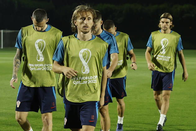 FIFA WM 2022, Nationalteam Kroatien, Training