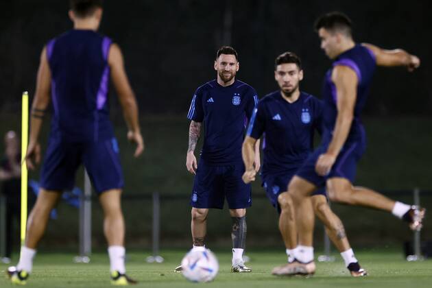 FIFA WM 2022, Nationalteam Argentinien, Training