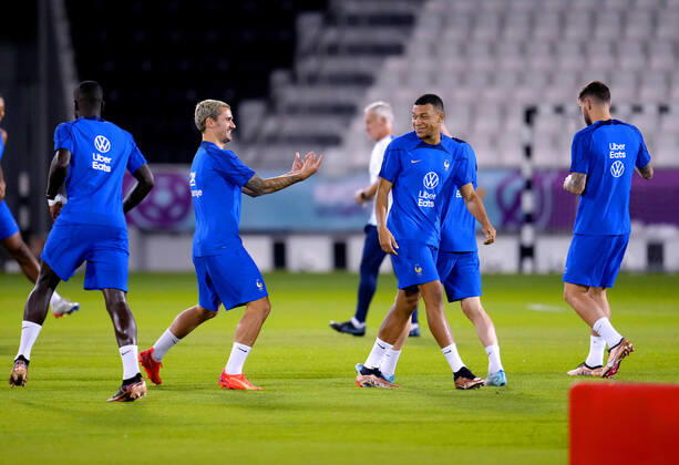 FIFA WM 2022, Nationalteam Frankreich, Training