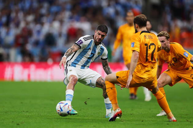 Rodrigo De Paul (ARG), DECEMBER 9, 2022 - Football Soccer : FIFA World Cup, WM, Weltmeisterschaft, Fussball Qatar 2022 quarter-final match between Netherland 2(3-4)2 Argentina at Lusail Stadium in Lusail, Qatar. (205981760)