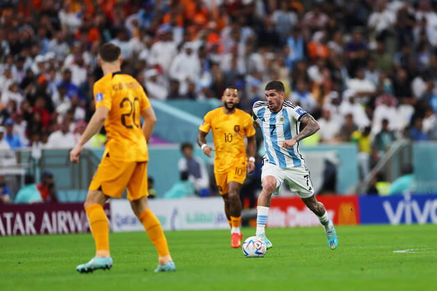 Rodrigo De Paul (ARG), DECEMBER 9, 2022 - Football Soccer : FIFA World Cup, WM, Weltmeisterschaft, Fussball Qatar 2022 quarter-final match between Netherland 2(3-4)2 Argentina at Lusail Stadium in Lusail, Qatar. (205981822)