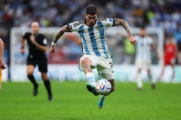 Rodrigo De Paul (ARG), DECEMBER 9, 2022 - Football Soccer : FIFA World Cup, WM, Weltmeisterschaft, Fussball Qatar 2022 quarter-final match between Netherland 2(3-4)2 Argentina at Lusail Stadium in Lusail, Qatar. (205981841)