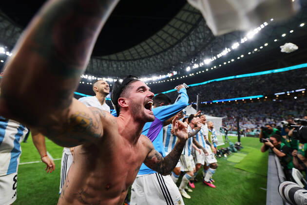 Rodrigo De Paul (ARG), DECEMBER 9, 2022 - Football Soccer : FIFA World Cup, WM, Weltmeisterschaft, Fussball Qatar 2022 quarter-final match between Netherland 2(3-4)2 Argentina at Lusail Stadium in Lusail, Qatar. (205982225)