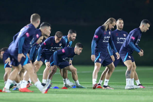 FIFA WM 2022, Nationalteam Kroatien, Training