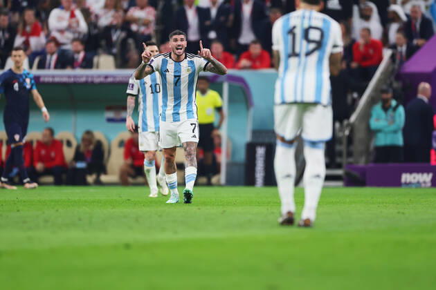 Rodrigo De Paul (ARG), DECEMBER 13, 2022 - Football Soccer : FIFA World Cup, WM, Weltmeisterschaft, Fussball Qatar 2022 semi-final match between Argentina 3-0 Croatia at Lusail Stadium in Lusail, Qatar. (206254388)