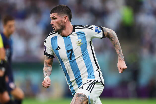 Rodrigo De Paul (ARG), DECEMBER 13, 2022 - Football Soccer : FIFA World Cup, WM, Weltmeisterschaft, Fussball Qatar 2022 semi-final match between Argentina 3-0 Croatia at Lusail Stadium in Lusail, Qatar. (206254435)