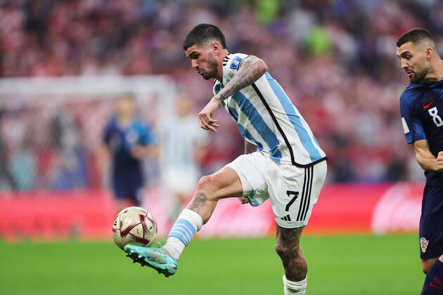 Rodrigo De Paul (ARG), DECEMBER 13, 2022 - Football Soccer : FIFA World Cup, WM, Weltmeisterschaft, Fussball Qatar 2022 semi-final match between Argentina 3-0 Croatia at Lusail Stadium in Lusail, Qatar. (206254486)