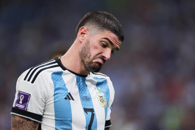 Rodrigo De Paul (ARG), DECEMBER 13, 2022 - Football Soccer : FIFA World Cup, WM, Weltmeisterschaft, Fussball Qatar 2022 semi-final match between Argentina 3-0 Croatia at Lusail Stadium in Lusail, Qatar. (206254497)