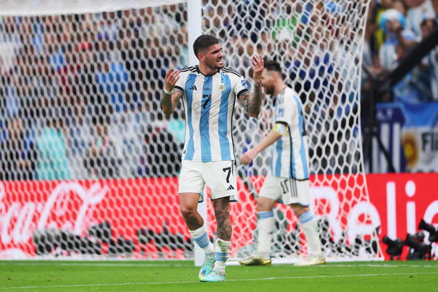 Rodrigo De Paul (ARG), DECEMBER 13, 2022 - Football Soccer : FIFA World Cup, WM, Weltmeisterschaft, Fussball Qatar 2022 semi-final match between Argentina 3-0 Croatia at Lusail Stadium in Lusail, Qatar. (206254683)