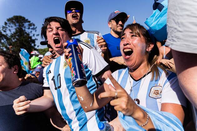 FIFA WM 2022, Argentinien - Kroatien, Freude in Buenos Aires