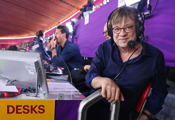 FIFA WM 2022, Frankreich - Marokko, Bela Rethy vor seinem letzten Spiel als Live-Kommentator