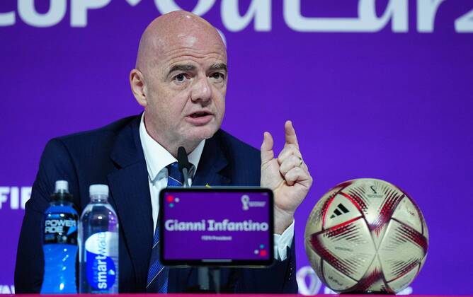 FIFA WM 2022, Pressekonferenz Infantino