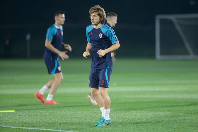 FIFA WM 2022, Nationalteam Kroatien, Training