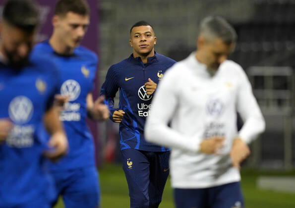 FIFA WM 2022, Nationalteam Frankreich, Training