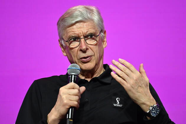 Arsene WENGER, single image,cropped single subject,portrait,portrait Technical Study Group media briefing press conference of the technical commission on 17 12 2022 Football World Cup 20122 in Qatar from 20 11 18 12 2022