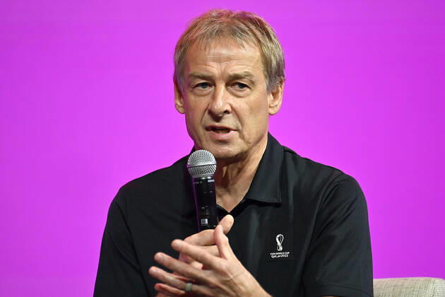 Juergen KLINSMANN, single image,cropped single subject,portrait,portrait Technical Study Group media briefing press conference of the technical commission on 17 12 2022 Football World Cup 20122 in Qatar from 20 11 18 12 2022