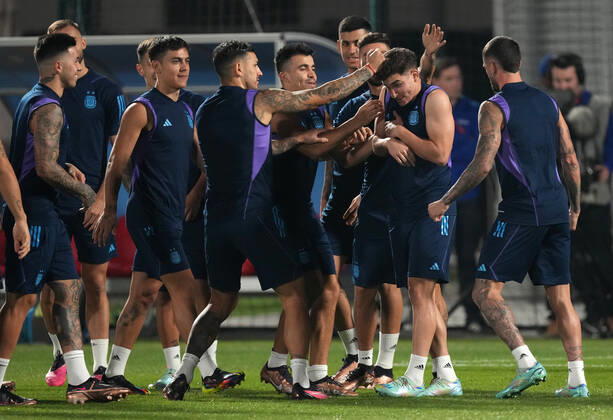 FIFA WM 2022, Nationalteam Argentinien, Training
