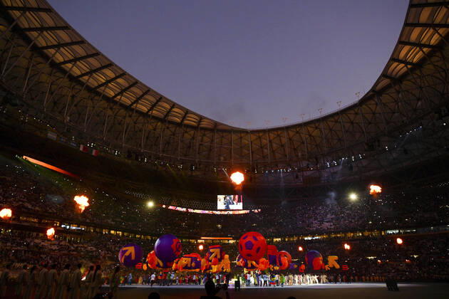 Ceremonie de Cloture FOOTBALL : Argentine vs france - Finale - Coupe du Monde Qatar 2022 - 18 12 2022 JBAutissier Panoramic 