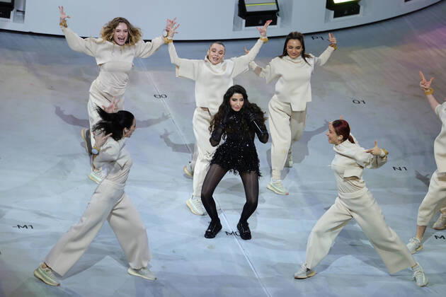 Closing ceremony performance during the Final of the FIFA World Cup, WM, Weltmeisterschaft, Fussball Qatar 2022 between Argentina and France at Lusail Stadium, Lusail, Qatar on 18 December 2022. Copyright: xPeterxDovganx 35040016