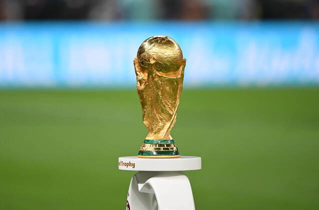 Football, men, 2022 23 season, World Cup in Qatar, final, Argentina France at Lusail Iconic Stadium in Lusail, the cup, 18 12 2022, Copyright: xMatthiasxKochx