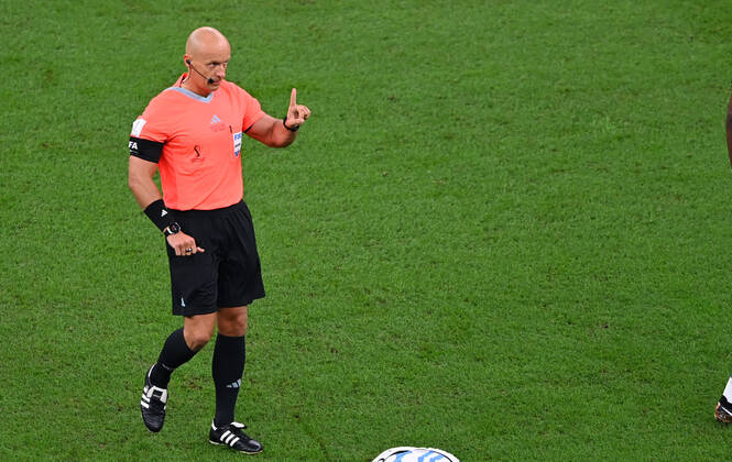 FOOTBALL World Cup 2022 Final Argentina France 18 12 2022 Referee Szymon MARCINIAK Poland