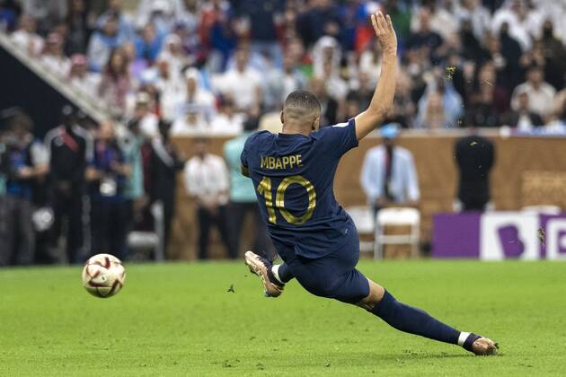FIFA WM 2022, Kylian Mbappe - Hattrick im Finale