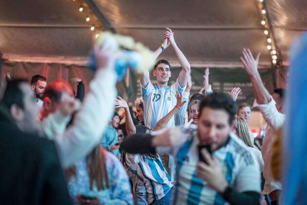 FIFA WM 2022, Finale, Argentinien - Frankreich, Public Viewing in Oslo