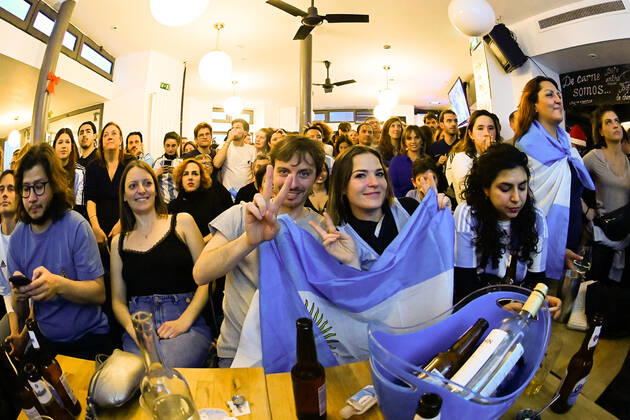 FIFA WM 2022, Finale, Argentinien - Frankreich, Public Viewing in Paris