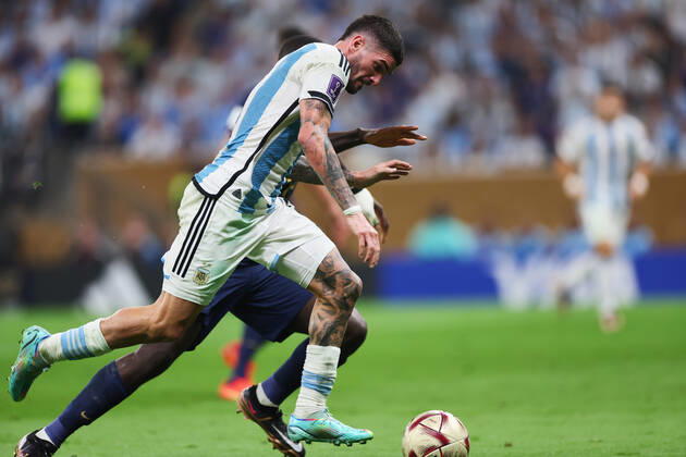 Rodrigo De Paul (ARG), DECEMBER 18, 2022 - Football Soccer : FIFA World Cup, WM, Weltmeisterschaft, Fussball Qatar 2022 final match between Argentina 3(4-2)3 France at Lusail Stadium in Lusail, Qatar. Noxthirdxpartyxsales (206638110)