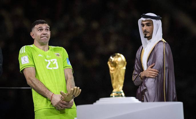 FIFA WM 2022, Emiliano Martinez irritiert mit Jubel-Geste