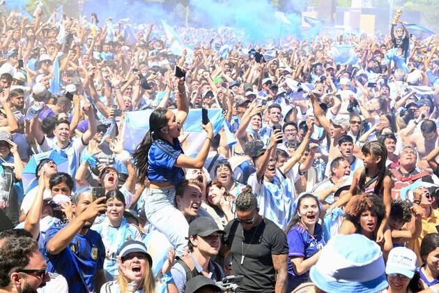 FIFA WM 2022, Weltmeister Argentinien wird in Buenos Aires gefeiert