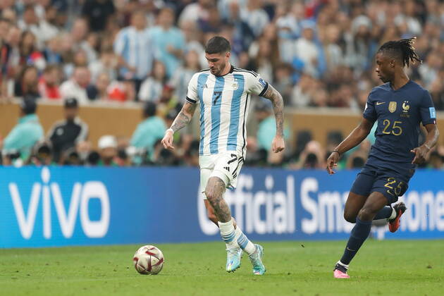 Rodrigo De Paul (ARG), DECEMBER 18, 2022 - Football Soccer : FIFA World Cup, WM, Weltmeisterschaft, Fussball Qatar 2022 final match between Argentina 3 (PSO 4-2) 3 France at the Lusail Stadium in Al Daayen, Qatar. Noxthirdxpartyxsales (206693029)
