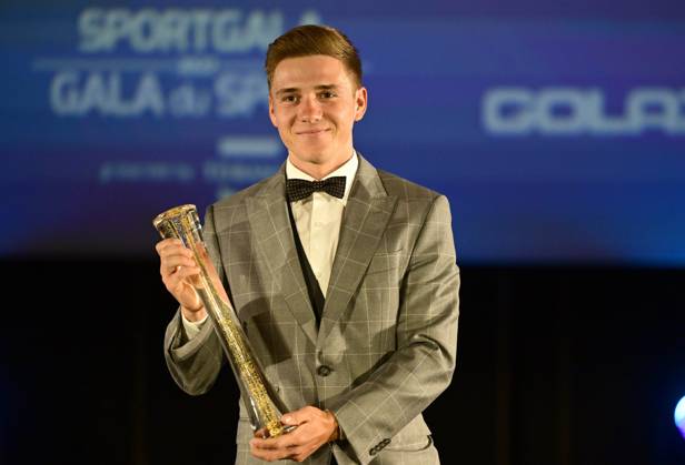ANTWERPEN, BELGIUM - JANUARY 06 : EVENEPOEL Remco pictured during the annual sports gala awards 2022 on January 6, 2023 in Antwerpen, Belgium, 6 01 2023 ( Sports gala awards 2022 PhotoNews Panoramic