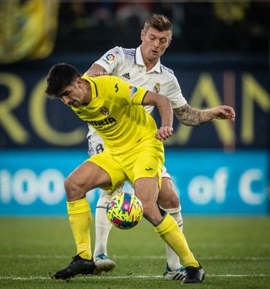 Villarreal vs Real Madrid Rodrygo (Real Madrid) in action during the game against Villarreal valid for La Liga at the La Ceramica stadium, in Vila Real, today January 7, 2023. Copyright: xx NOG_5593