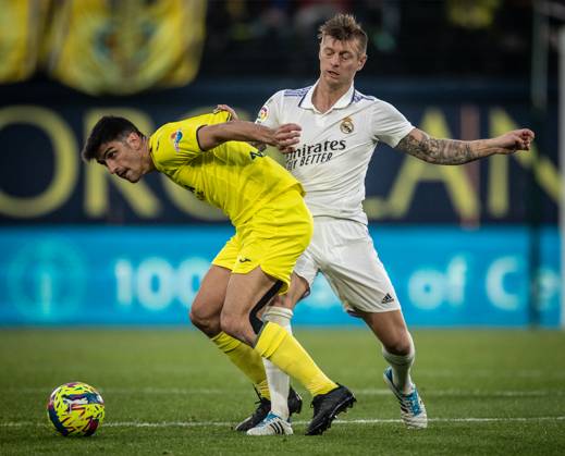 Villarreal vs Real Madrid Rodrygo (Real Madrid) in action during the game against Villarreal valid for La Liga at the La Ceramica stadium, in Vila Real, today January 7, 2023. Copyright: xx NOG_5597