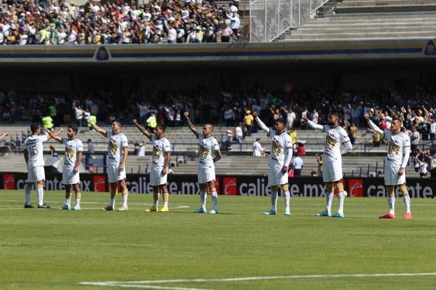 Juarez at Pumas Closing Tournament 2023 Of Mexican Football League January 8, 2023, Mexico City, Mexico: Pumas team during the Pumas vs Juarez match of the closing tournament 2023 of the League MX at the University Olympic Stadium. on January 8, 2023 in Mexico City, Mexico. (Photo by Ismael Rosas Eyepix Group) Copyright: xIsmaelxRosas xEyepixxGroupx IR_10012023_86035