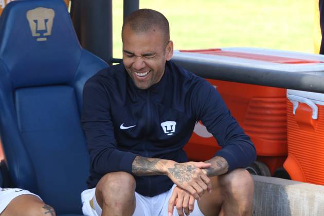 Juarez at Pumas Closing Tournament 2023 Of Mexican Football League January 8, 2023, Mexico City, Mexico: Dani Alves of Pumas during the Pumas vs Juarez match of the closing tournament 2023 of the League MX at the University Olympic Stadium. on January 8, 2023 in Mexico City, Mexico. (Photo by Ismael Rosas Eyepix Group) Copyright: xIsmaelxRosas xEyepixxGroupx IR_10012023_86037