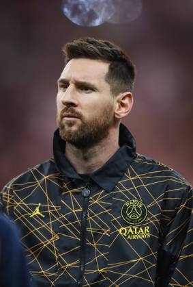 Riyadh All-Star XI vs Paris Saint-Germain FC Lionel Messi looks on prior the Riyadh All-Star XI vs Paris Saint-Germain FC at King Fahd Stadium on January 19, 2023 in Riyadh, Saudi Arabia. Riyadh King Fahd Stadium Saudi Arabia Copyright: xStringerx 2023.01.19_PSI03235.GS.WEST_HOA_001261-3