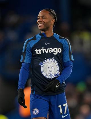 Raheem Sterling of Chelsea pre match during the Premier League match between Chelsea and Fulham at Stamford Bridge, London, England on 3 February 2023. Copyright: xAndyxRowlandx PMI-5384-0044