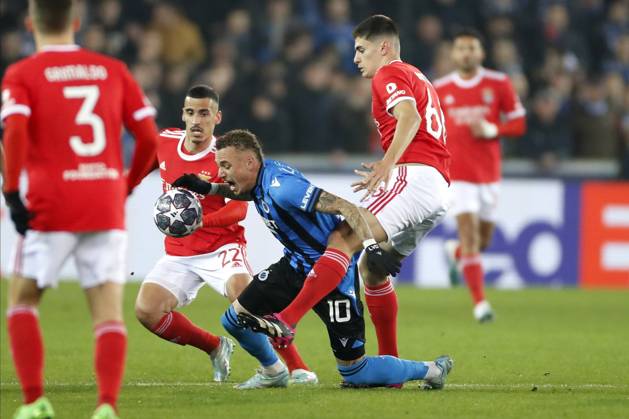 Football, CL, FC Brugge - Benfica Lisbon