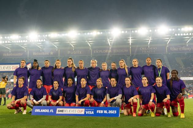 Football, Women, SheBelieves Cup, National Team Canada protests against federation during anthem