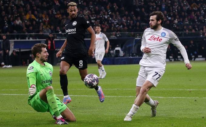 Football, CL, Eintracht Frankfurt - SSC Napoli