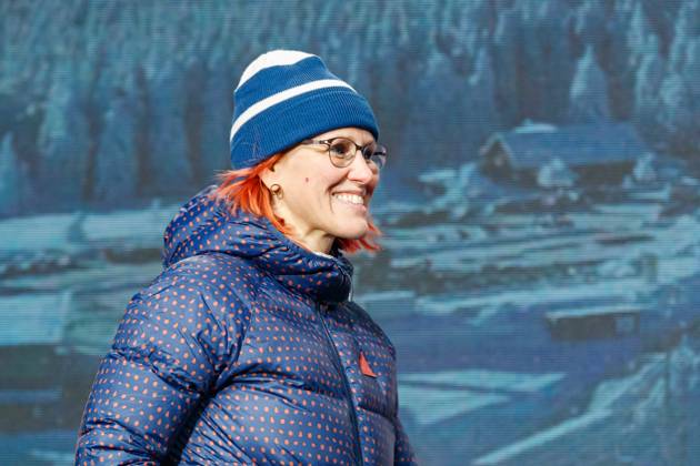 Kati Wilhelm former biathlete , 2 7 2023, Oberhof Germany , IBU World Championships Biathlon Oberhof 2023 xprx
