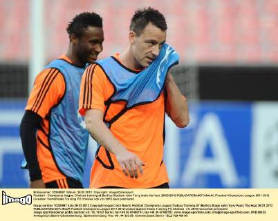 Fußball, Champions League, Training FC Chelsea in Lissabon