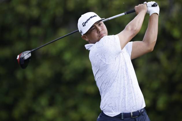 ORLANDO, FL - MARCH 03: Kurt Kitayama of the United States hits a drive at the 9th hole during the second round of the Arnold Palmer Invitational presented by Mastercard at Arnold Palmer Bay Hill Golf Course on March 3, 2023 in Orlando, Florida. (Photo by Joe Robbins Icon Sportswire) GOLF: MAR 03 PGA, Golf Herren - Arnold Palmer Invitational presented by Mastercard Icon5732303030012