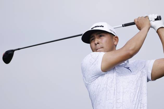 ORLANDO, FL - MARCH 03: Kurt Kitayama of the United States hits a drive at the 8th hole during the second round of the Arnold Palmer Invitational presented by Mastercard at Arnold Palmer Bay Hill Golf Course on March 3, 2023 in Orlando, Florida. (Photo by Joe Robbins Icon Sportswire) GOLF: MAR 03 PGA, Golf Herren - Arnold Palmer Invitational presented by Mastercard Icon5732303030082
