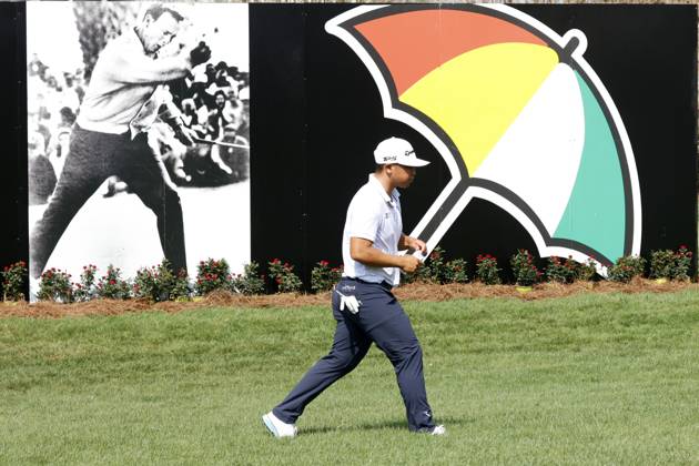 ORLANDO, FL - MARCH 03: PGA, Golf Herren golfer Kurt Kitayama walks the 10th hole during the second round of the Arnold Palmer Invitational on March 3, 2023 at Arnold Palmer s Bay Hill Club and Lodge in Orlando, Florida. (Photo by Brian Spurlock Icon Sportswire) GOLF: MAR 03 PGA - Arnold Palmer Invitational presented by Mastercard Icon23030301