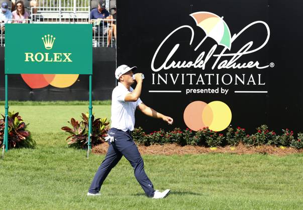 ORLANDO, FL - MARCH 03: PGA, Golf Herren golfer Kurt Kitayama walks the 10th hole during the second round of the Arnold Palmer Invitational on March 3, 2023 at Arnold Palmer s Bay Hill Club and Lodge in Orlando, Florida. (Photo by Brian Spurlock Icon Sportswire) GOLF: MAR 03 PGA - Arnold Palmer Invitational presented by Mastercard Icon23030302